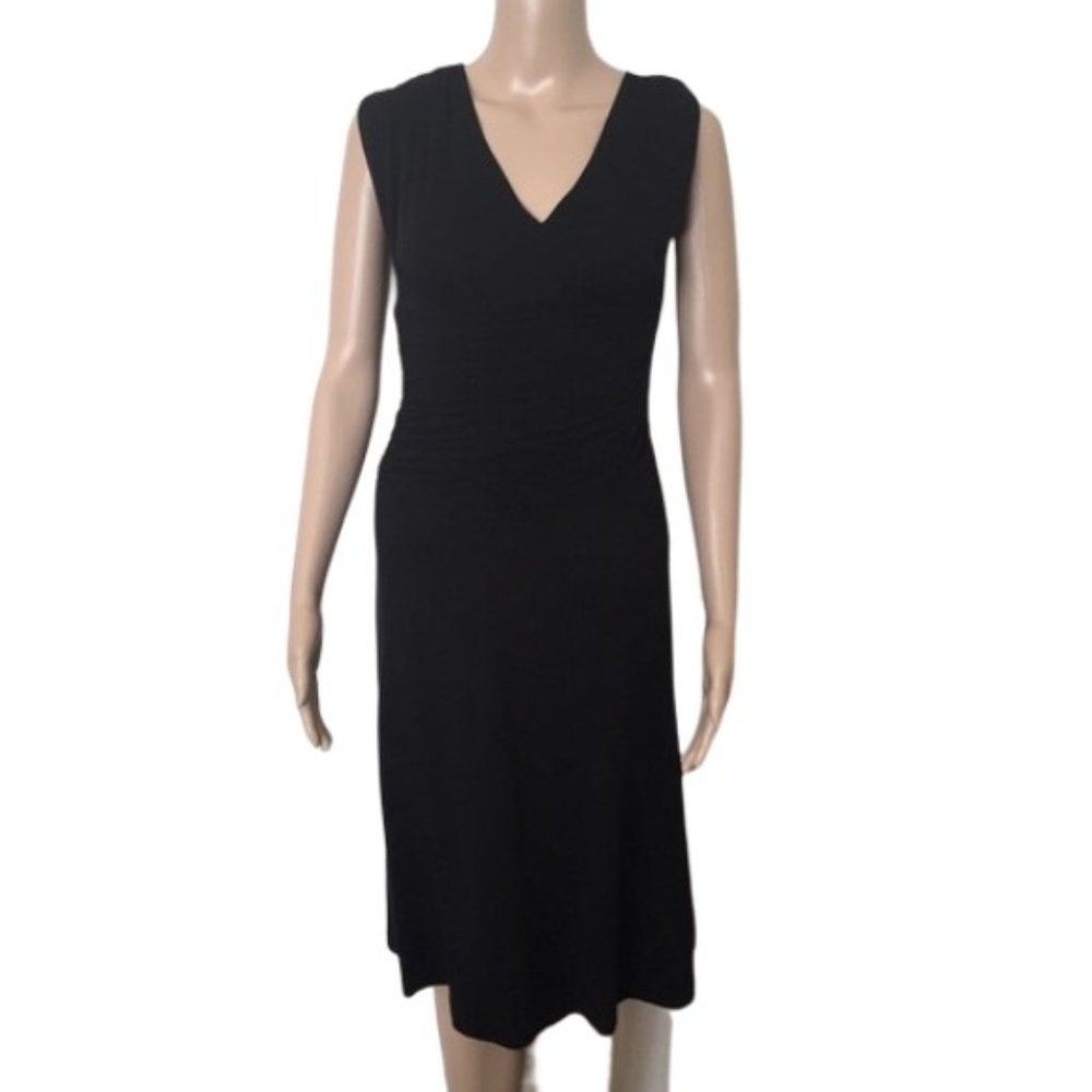 CAbi Monroe #108 Jersey Stretch Black Dress Sz S
